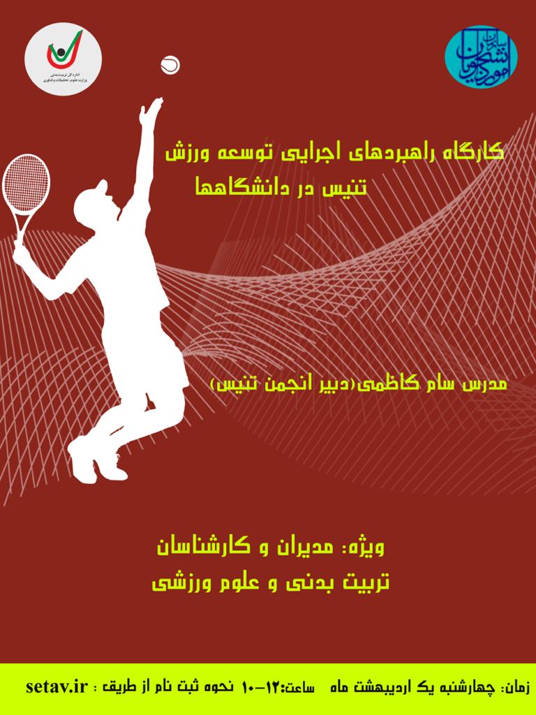 راهبردهای اجرایی توسعه ورزش تنیس در دانشگاه ها
