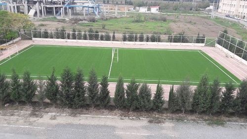 تصویر چمن مصنوعی دانشگاه گلستان